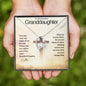To My Granddaughter -Heart Melt Message| Forever Love Necklace