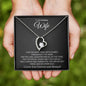 To My Wife - I Cherish You - Forever Love Necklace