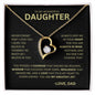 Daughter - You Are My Greatest Joy - Love Dad BG - Forever Love Necklace