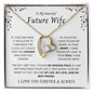 Gift for Future Wife "My Best Friend" Forever Love Necklace