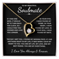 To My Soulmate - I Have Found My Love - Forever Love Necklace