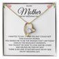 Mom, on my Wedding Day Forever Love Necklace - Gift for Mom Mother of the Bride
