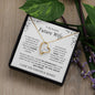 Gift for Future Wife "My Best Friend" Forever Love Necklace