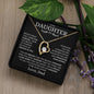 Proud To Call You Daughter - Love Dad - Forever Love Necklace