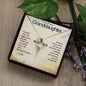 To My Granddaughter -Heart Melt Message| Forever Love Necklace