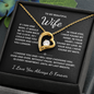 To My Beautiful Wife - Until My Last Breath - Forever Love Necklace