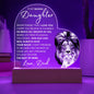 This Old Lion - Acrylic Heart LED Plaque