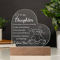 Daughter - I Love You - Acrylic Night Light