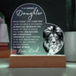 This Old Lion - Acrylic Heart LED Plaque