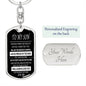The Greatest Chapter - Dog Tag Keychain