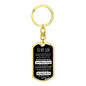 The Greatest Chapter - Dog Tag Keychain