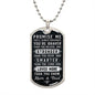 Promise Me - Dog Tag