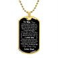 Always Have Your Back - Dog Tag