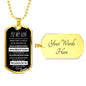 The Greatest Chapter - Dog Tag