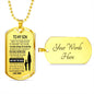 Aim For The Skies - Dog Tag