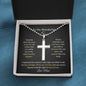 Wonderful Son - Stainless Cross Necklace with Ball Chain
