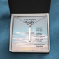 Wonderful Daughter - Stainless Cross Necklace with Ball Chain