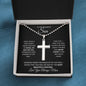 Wonderful Son - Stainless Cross Necklace w/Ball Chain