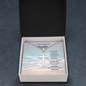 Wonderful Daughter - Stainless Cross Necklace with Ball Chain