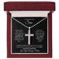 Wonderful Son - Stainless Cross Necklace w/Ball Chain