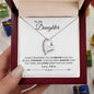 To My Daughter - Forever Love Necklace