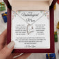 Unbiological Mom - Forever Love Necklace - Mother's Day, Bonus Mom, Work Mom, Mother In Law, Mother's Day Gift