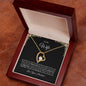To My Wife - I Love You- Forever Love Necklace