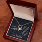 Daughter - You Are The Light Of My LIfe - Love Dad - Forever Love Necklace