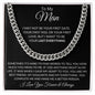 To My Man - Cuban Link Necklace