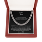 To My Son - Love Dad - Cuban Link Necklace