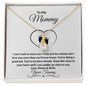 To My Mommy - Love, Your Tummy - Alluring Beauty Necklace