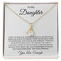 To My Daughter - You Are Enough - Alluring Beauty Necklace
