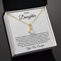 To My Daughter - You Are Enough - Alluring Beauty Necklace