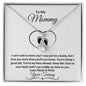 To My Mommy - Love, Your Tummy - Alluring Beauty Necklace