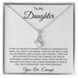 To My Daughter - You Are Enough - Alluring Beauty Necklace