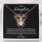 To My Daughter - This Mama Lion Will Always Have Your Back - Alluring Beauty Necklace