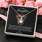 To My Daughter - This Mama Lion Will Always Have Your Back - Alluring Beauty Necklace