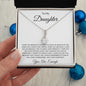To My Daughter - You Are Enough - Alluring Beauty Necklace