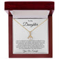 To My Daughter - You Are Enough - Alluring Beauty Necklace