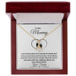 To My Mommy - Love, Your Tummy - Alluring Beauty Necklace