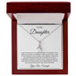 To My Daughter - You Are Enough - Alluring Beauty Necklace