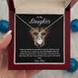 To My Daughter - This Mama Lion Will Always Have Your Back - Alluring Beauty Necklace