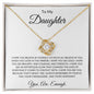 Daughter - You Are Enough - Love Knot
