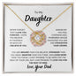 Daughter - Straighten Your Crown - Love Knot Necklace