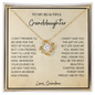 Be Brave - Love, Grandma - Love Knot Necklace