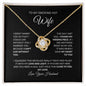 Smoking Hot Wife - Love Knot Necklace