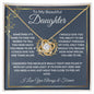 Beautiful Daughter - Love Knot Necklace