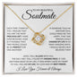 To My Beautiful Soulmate - You Are The Most Precious Gift - Love Knot Necklace