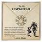 Believe In Yourself- Daugter- Love Knot Necklace