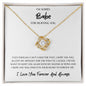 Babe, Please Forgive Me - Love Knot Necklace